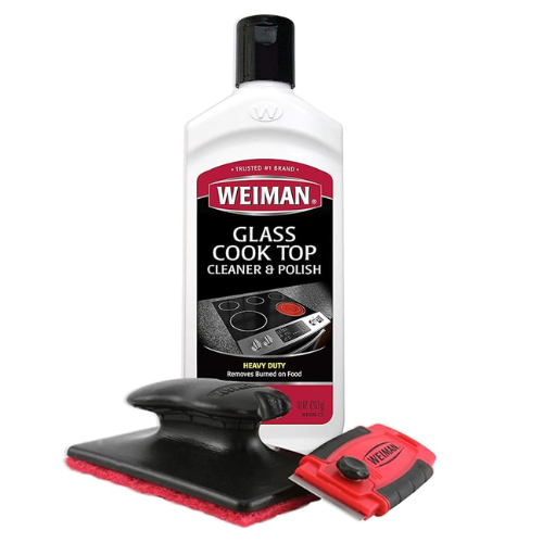 Weiman Kit Completo para Limpieza y Pulido de Cocinas de Vidrio/Cerámica