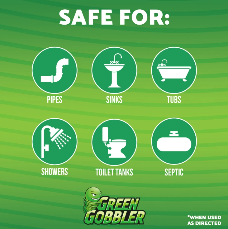 Tiras para Tanque Septico con Aroma Fresco Green Gobbler