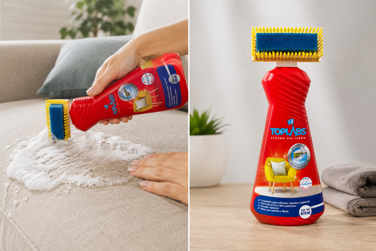 Carbona Espuma Sin Jabón con Cepillo TopLabs